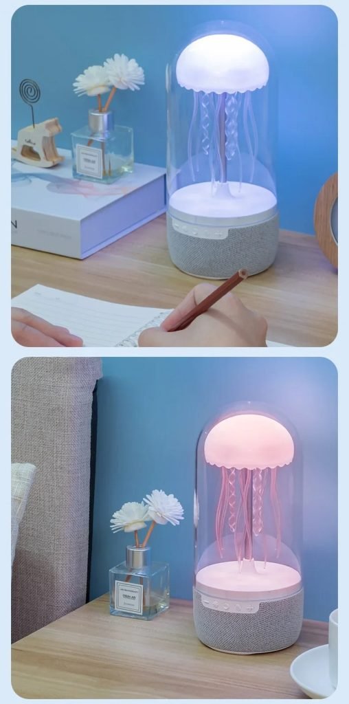 Colorful Jellyfish Lamp Bluetooth Speaker 1