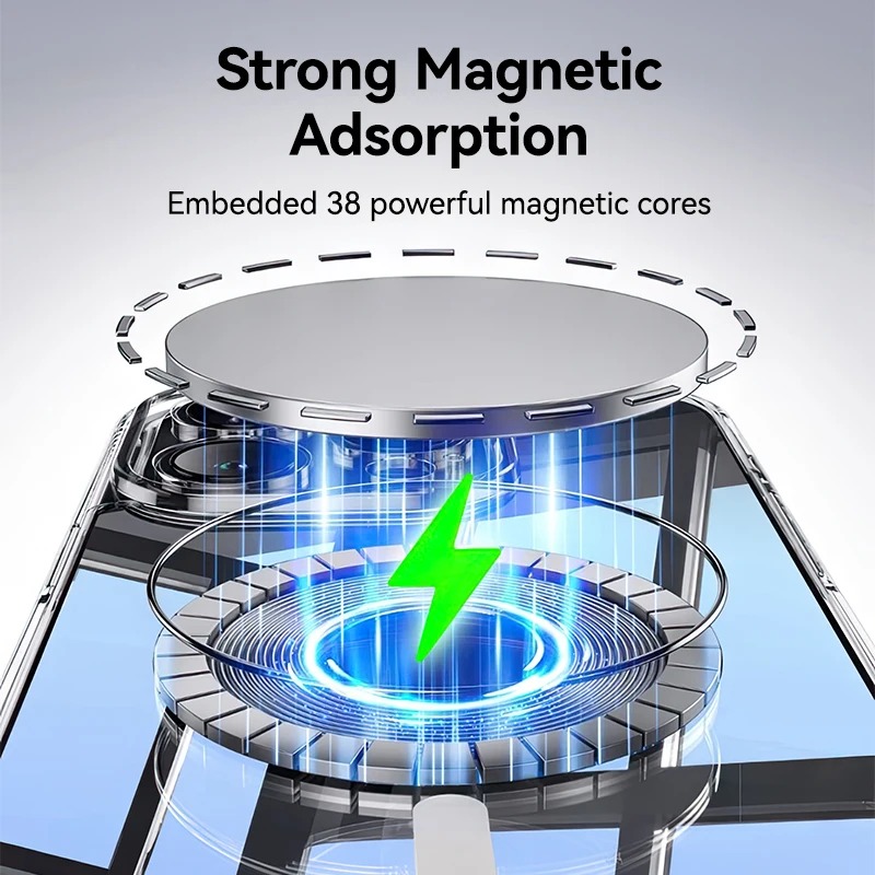 Joyroom Magnetic Transparent iPhone Case 11 Joyroom Magnetic Transparent iPhone Case 11