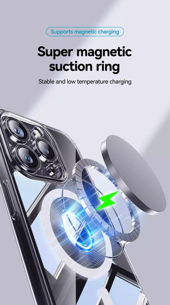 Joyroom Magnetic Transparent iPhone Case 2