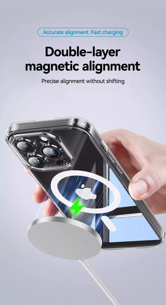 Joyroom Magnetic Transparent iPhone Case 3
