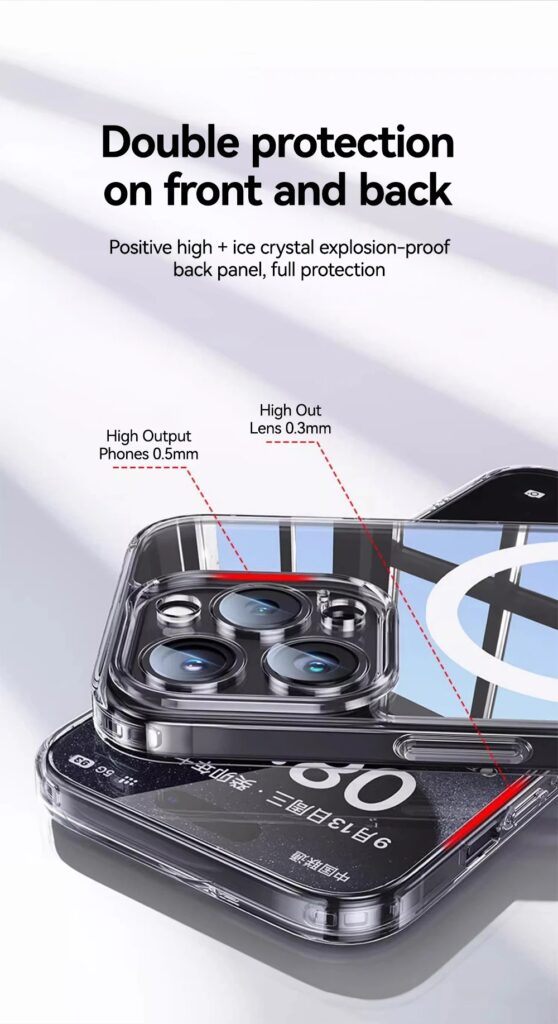 Joyroom Magnetic Transparent iPhone Case 4