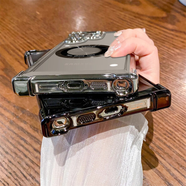 Magnetic Transparent Case for Samsung Galaxy 5