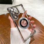 Magnetic Transparent Case for Samsung Galaxy