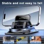 Car Phone Holder with Stable and Anti-Slip Design