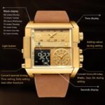 POEDAGAR Men’s Quartz Watch Gold