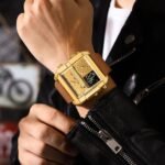 POEDAGAR Men’s Quartz Watch Gold
