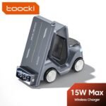 T20 Magnetic Wireless Fast Charger – Phone Stand Pad with Alarm Clock