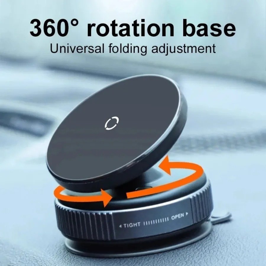 Vacuum Magnetic Car Phone Holder 3