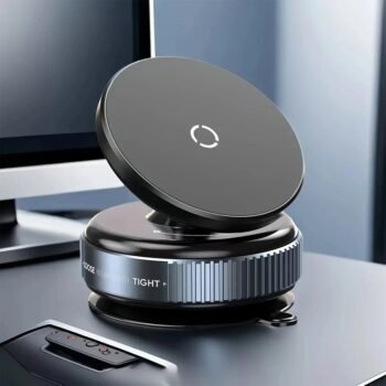 MagSafe Vacuum Magnetic Car Phone Holder – 360° Intelligent Rotation & Strong Suction Mount