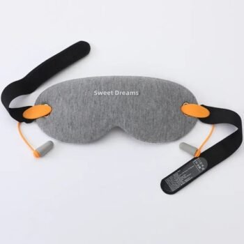 Memory Cotton Eye Mask – Deep Sleep Comfort Fit - Light Gray