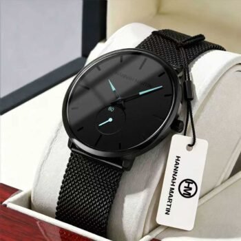 Ultra Thin Men's Watch | Waterproof Stainless Steel Gift Watch