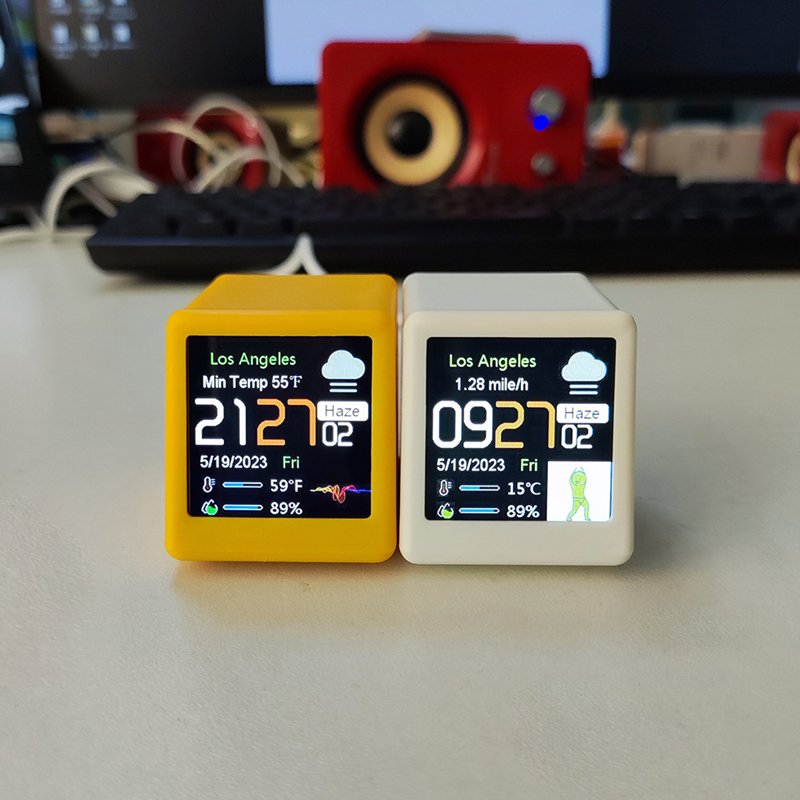 Mini Wi-Fi Desktop Weather Smart Clock Station